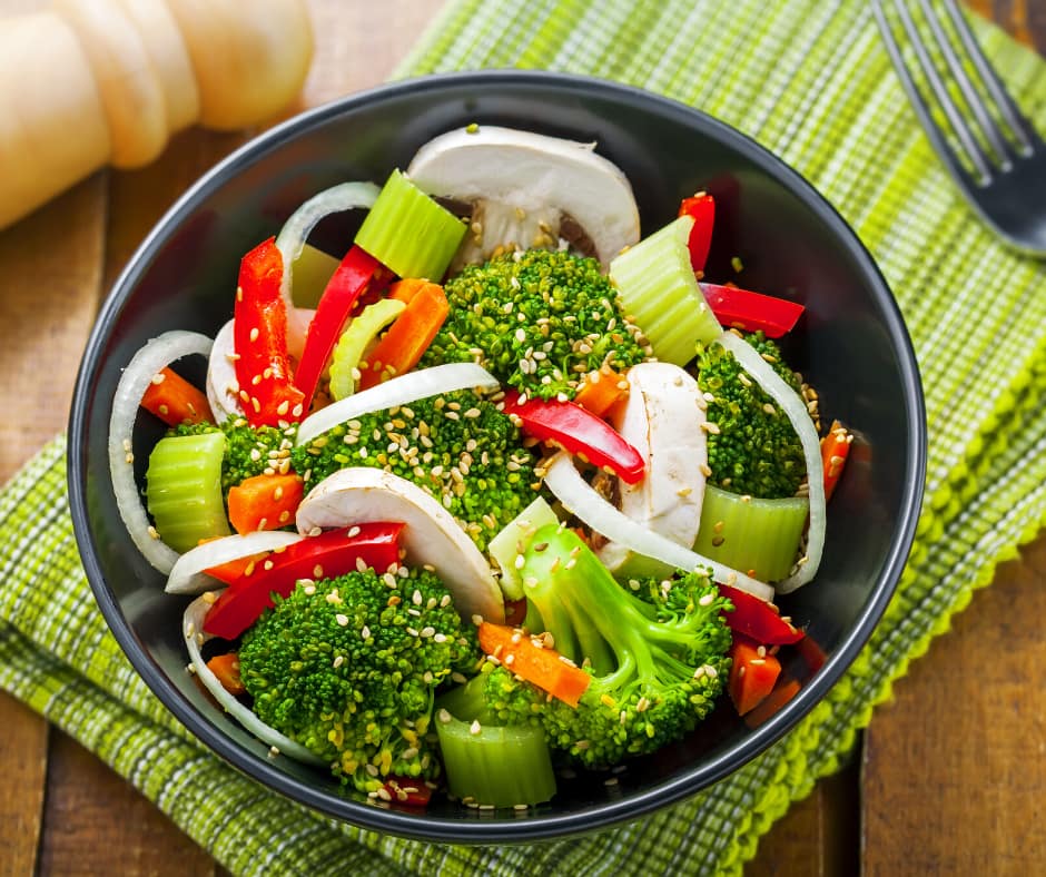Steamed vegetables for picky eaters